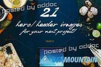 CM - 21 Hero Header Images & Mockups Vol.2