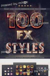 GraphicRiver - 100 Layer Styles Bundle - Text Effects Set