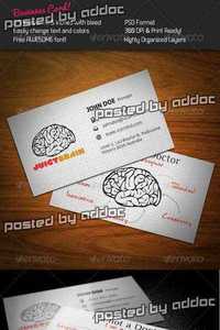 GraphicRiver - Juicy Brain Business Card