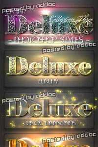 GraphicRiver - 10 DeLuxe Photoshop Layer Styles C3 + Lights