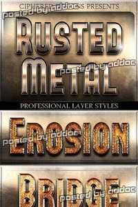 GraphicRiver - Rusted Metal - Professional Layer Styles
