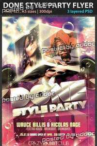 GraphicRiver - Done Style Party Flyer  