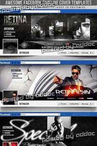 GraphicRiver - Facebook Timeline Covers - 3in1