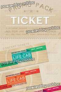 GraphicRiver - Ticket Promo Pack