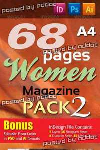 GraphicRiver -  68 Pages Women Magazine Pack 2