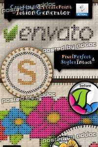 GraphicRiver - Cross Stitch and Needlepoint Action