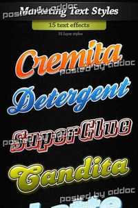 GraphicRiver - Marketinng Text Styles