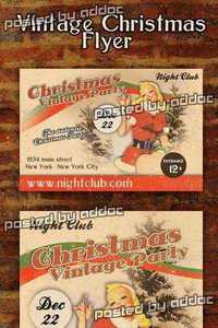 GraphicRiver - Vintage Christmas Flyer