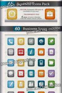 GraphicRiver - 65 Business Icons Pack