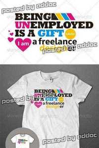 Graphicriver - Freelance Designer T-Shirt