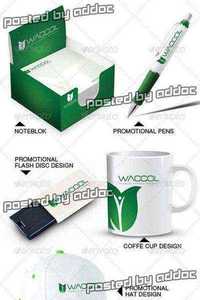 GraphicRiver - Complete Corporate Identity-2-Waccol Green