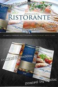 GraphicRiver - RW Classy Restaurant Menu Card Template