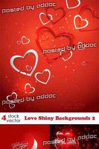Vectors - Love Shiny Backgrounds 2
