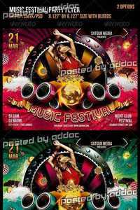 GraphicRiver - Music Festival Dance Party Flyer 
