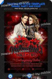 GraphicRiver - Valentine Dinner, Party and Event Flyer