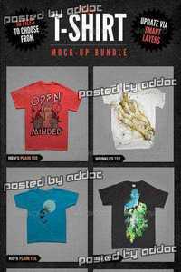 GraphicRiver - T-Shirt Mockups Bundle Pack
