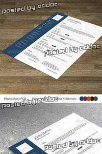 GraphicRiver - Resume / CV Template - Clean and Professional