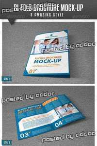 GraphicRiver - Bi-Fold A4 Brochure Mock-up