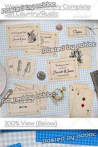 GraphicRiver - Wedding Stationery Mock-Up Set Rustic/Country