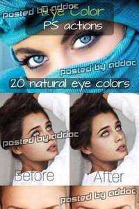 Creativemarket - Eye Colors - Photoshop actions - CM 47830 