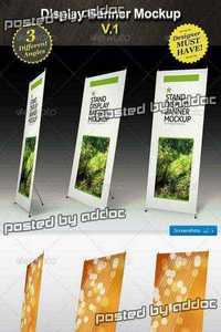 GraphicRiver - Stand Display Mockup - Roll-up Smart Template