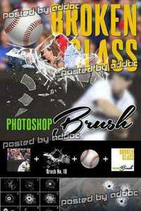 Graphicriver - Broken Glass Photoshop Brush 9691724