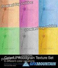 Graphicriver - Colorful Woodgrain Texture Set 124348