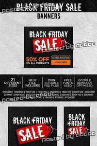 Graphicriver - Black Friday Sale Banners 9541601