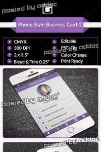 Graphicriver - Phone Style Business Card-2 9304832