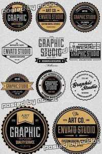 Graphicriver - Studio Badges Labels 9470895
