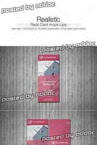 Graphicriver - Realistic Rack Card Mock Up 9535725