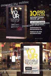 Graphicriver - Advertising Mock Up Vol.1 9558850