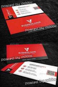 Graphicriver - Red Corporate Business Card No.09 9524613