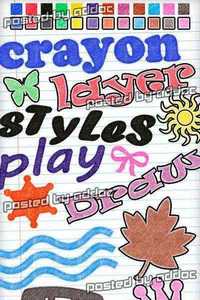Graphicriver - 24 Crayon Styles 9520015