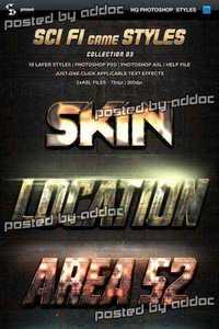 Graphicriver - Sci-fi Game Styles - Collection 3 9497803