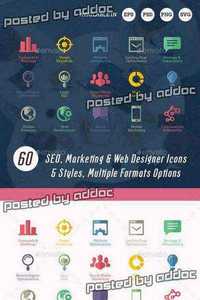 Graphicriver - Modern SEO Services Icons