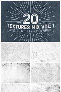 20 Textures Mix Vol. 1 - Creativemarket 81948