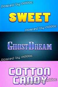 GraphicRiver: 10 Cartoon Text Style