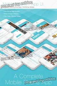 GraphicRiver - Flat Phone / Mobile App Bootstrap UI