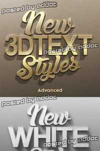GraphicRiver - New 3D Text Styles Advanced