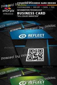 GraphicRiver - Information Technology Business Card