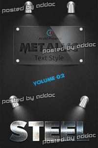 Graphicriver - Metallic Text Styles (Vol-2) 9647314