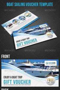 GraphicRiver - Boat Sailing Gift Voucher V22