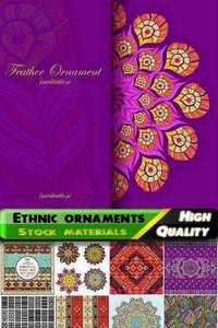 Abstract indian ethnic ornaments and patterns - 25 Eps