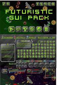 GraphicRiver - GreenButtons Futuristic GUI Pack