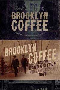 CM Brooklyn Coffee Custom Font  63775