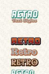 CM - Photoshop Retro Text Styles 17747