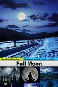 Full Moon, 25 x UHQ JPEG