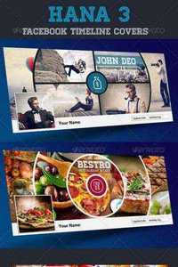 GraphicRiver - Hana III Facebook Timelines Covers