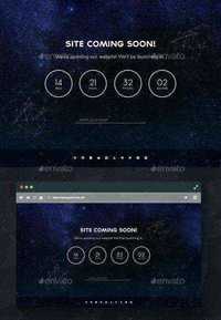GraphicRiver - Creative Galaxy Coming Soon PSD Template 10132875